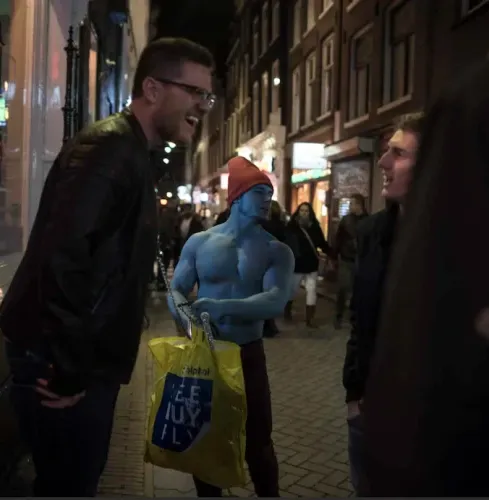 Amsterdam Smurf Midget Bar Crawl Amsterdam Smurf Midget Bar Crawl